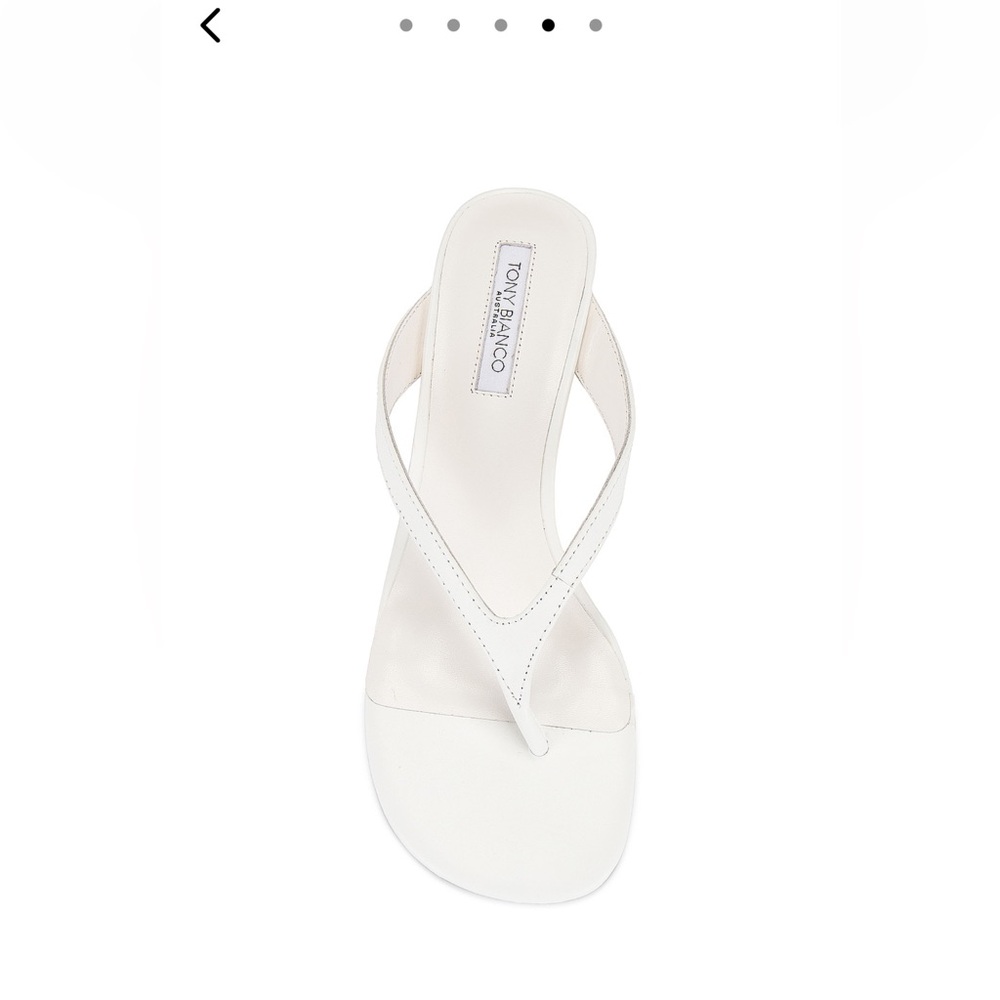 Tony Bianco White Sandals